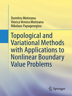 cover image of Topological and Variational Methods with Applications to Nonlinear Boundary Value Problems